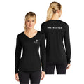 Instructor Ladies V-Neck Long Sleeve